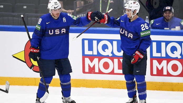 Hokejisté USA na závěr skupiny porazili Norsko. Vyzvou Švýcarsko