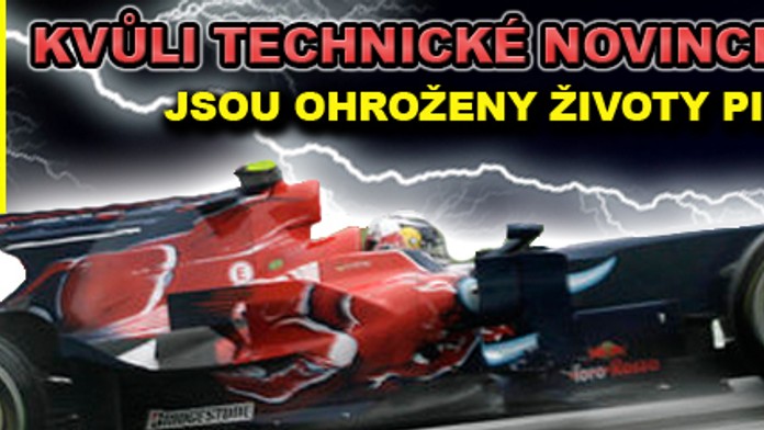 VAROVÁNÍ: Technická novinka ohrožuje životy pilotů F1