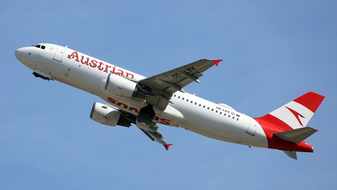 Letadlo společnosti Austrian Airlines