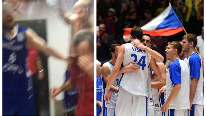 Radost v české šatně: Takhle slavili basketbalisté postup na MS!