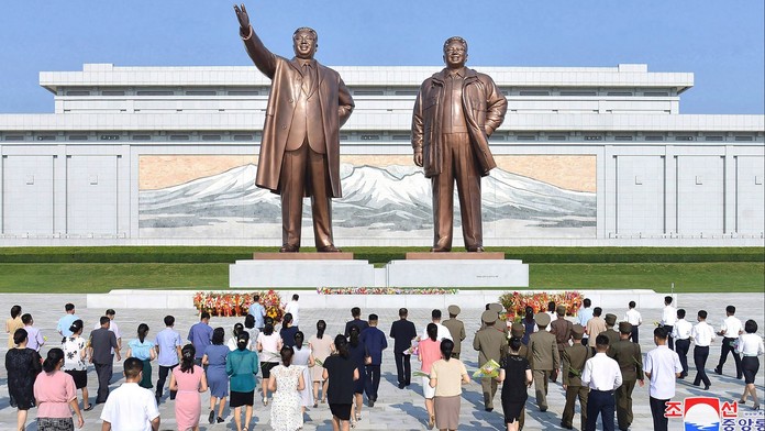 Památník Mansudae v Severní Koreji
