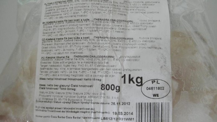 Pozor na tuhle rybu z Tesca! Místo masa v ní byla zmrzlá voda