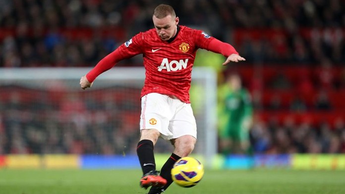 VIDEO: Rána jako z děla! Rooney po voleji málem protrhl síť