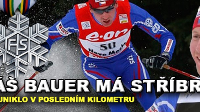 STŘÍBRO! Bauer po infarktovém běhu přišel o zlato až v závěru