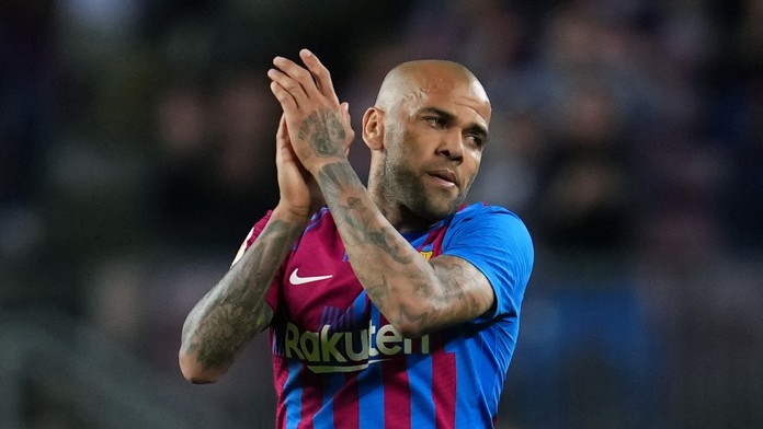 Dani Alves v dresu Barcelony