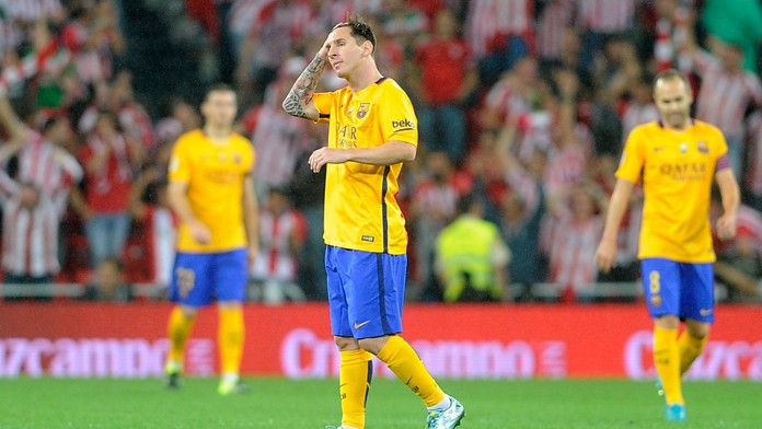 Barcelona na kolenou! Bilbao nadělilo Messimu a spol. čtyřku