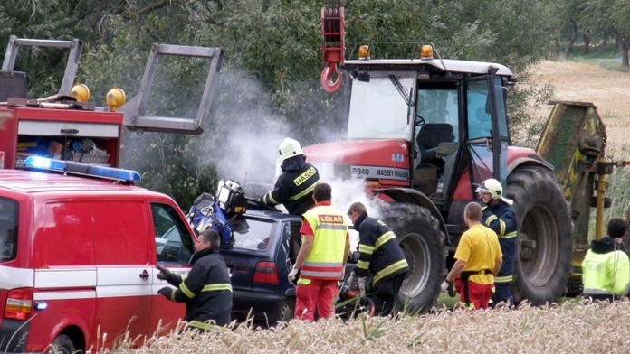 OBRAZEM: Čelně narazil do třinácti tun kovu