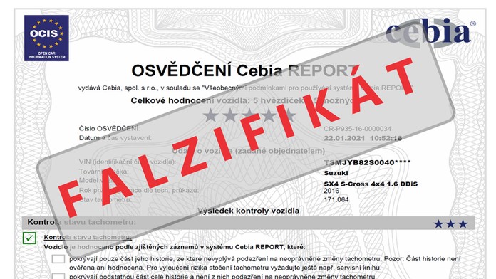Na trhu přibývají falešná osvědčení o historii ojetin. Jak poznat pravý certifikát?