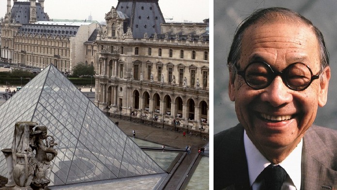 Zemřel architekt proslulé pyramidy v Louvru v Paříži, bylo mu 102 let
