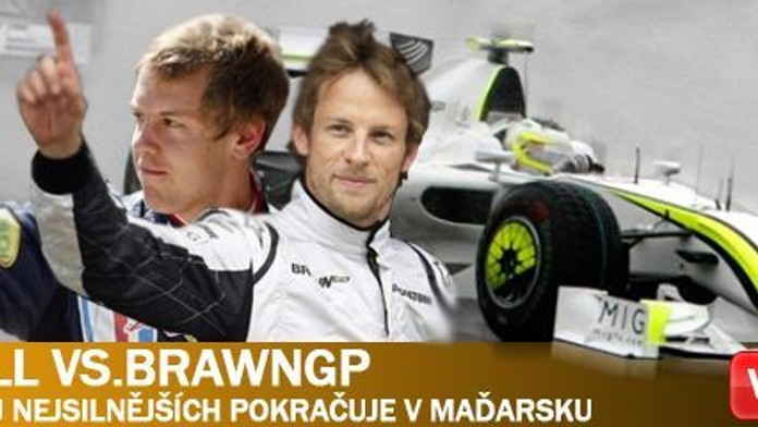 F1: Bitva stájí BrawnGP a Red Bull pokračuje v Maďarsku