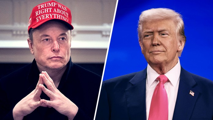 Elon Musk a Donald Trump