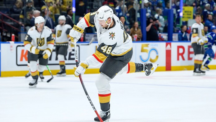 Tomáš Hertl v dresu Vegas Golden Knights