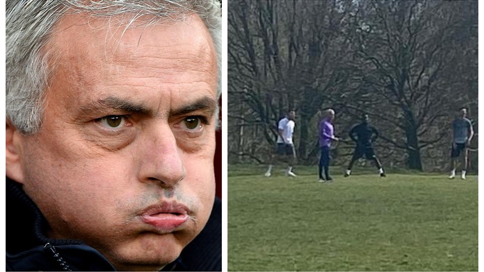 Partyzán Mourinho! S hráči trénoval v parku, teď čelí kritice i obvinění