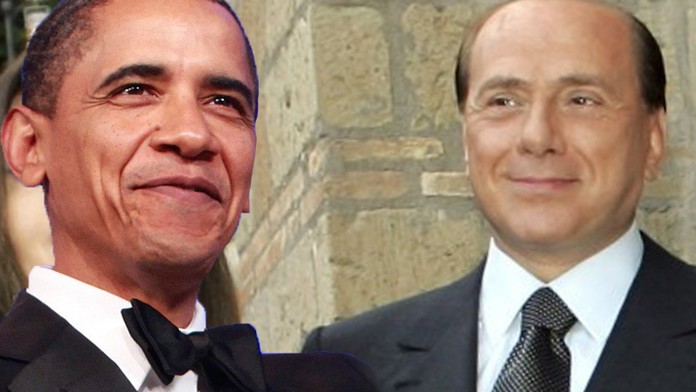 Berlusconiho trapas. Pustil se do "opáleného“ Obamy