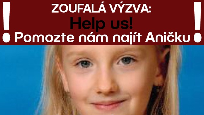 ČTENÁŘI TN.CZ: Aničku najdou! Naděje umírá poslední