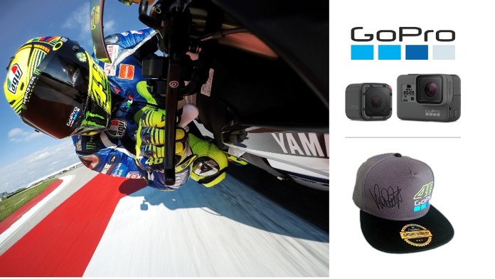 Vyhlášení výherců soutěže o GoPro s podpisem Valentina Rossiho!