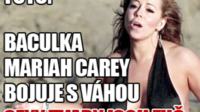 FOTO: Baculka Mariah Carey bojuje s váhou. Sexy tvary jsou fuč