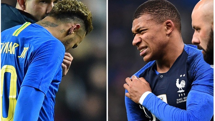 Děsivé přáteláky: Mbappé ani Neymar kvůli zraněním nedohráli!