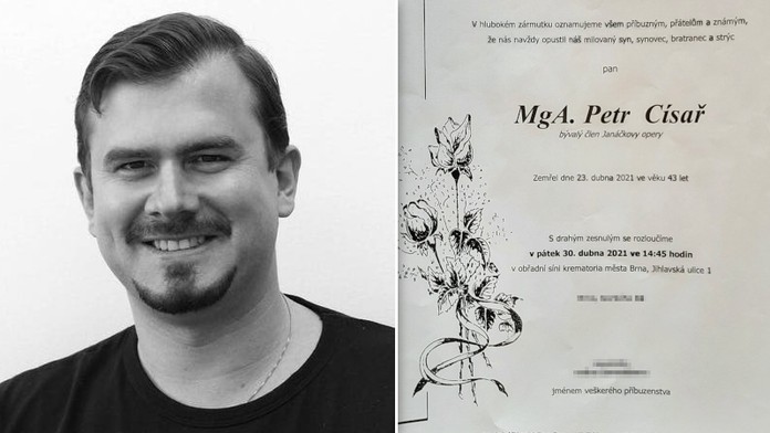 Zemřel talentovaný operní zpěvák. Bylo mu teprve 43 let