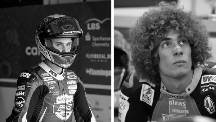 Jason Dupasquier a Marco Simoncelli