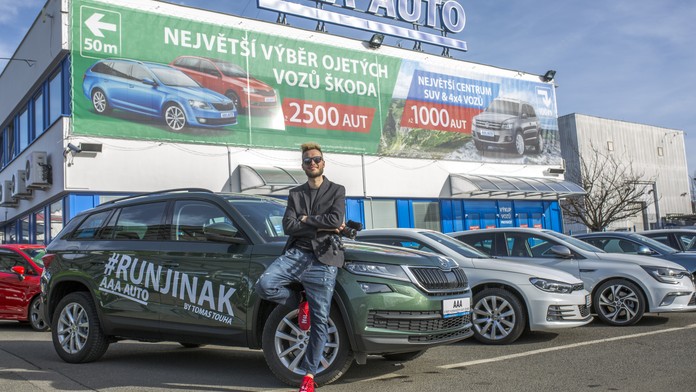 Tomáš Touha podpoří značku AAA AUTO jako ambasador projektů na sociálních sítích
