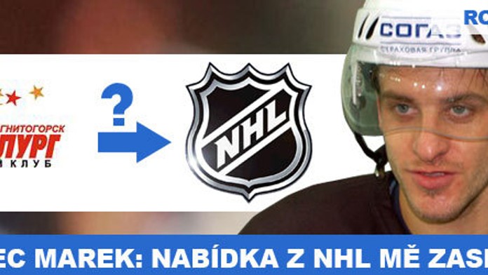 Střelec Marek: Nabídka z NHL mě zaskočila