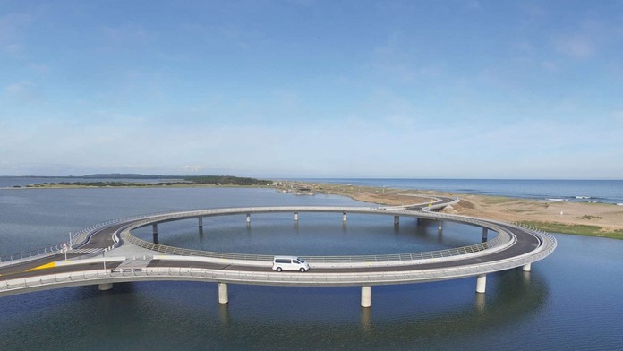 Kruhový most v laguně Garzon, neuhodnete k čemu slouží