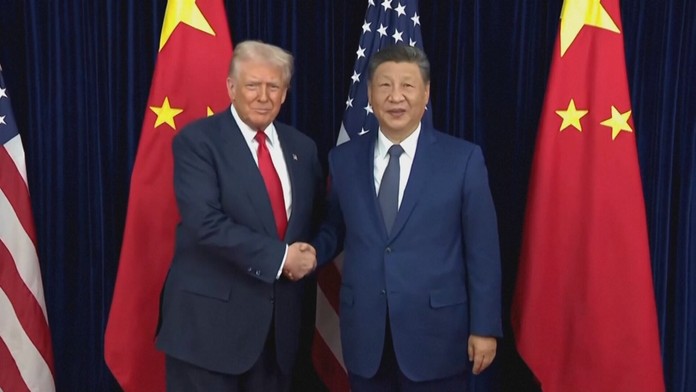 Donald Trump a Si Ťin-pching
