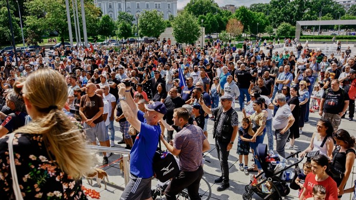 Pieta za mrtvého Roma v Brně (17. 6. 2023)
