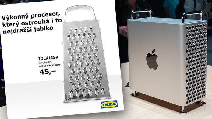 Apple představil nový počítač za statisíce. IKEA se mu vysmála