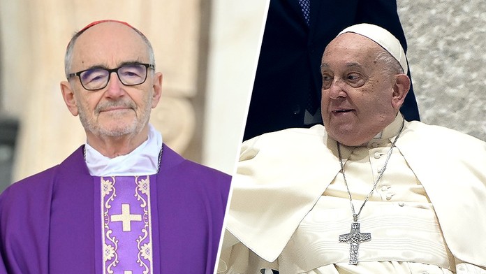 Kardinál Michael Czerny a papež František
