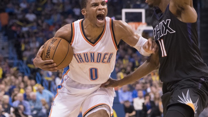 Westbrook řádil jako zvíře! Výkonem dohnal legendu Jabbara