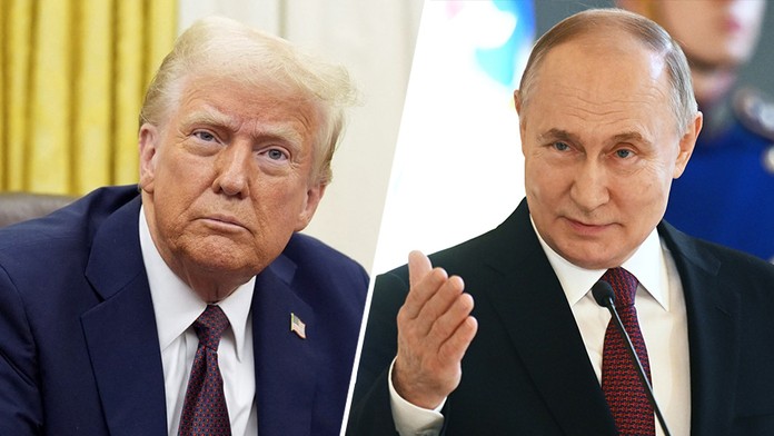 Donald Trump a Vladimir Putin