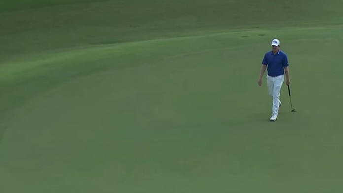 Diváky na golfovém turnaji The Open nadchnul Pillerův putt VIDEO