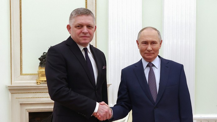 Ruský prezident Vladimir Putin přijal slovenského premiéra Roberta Fica
