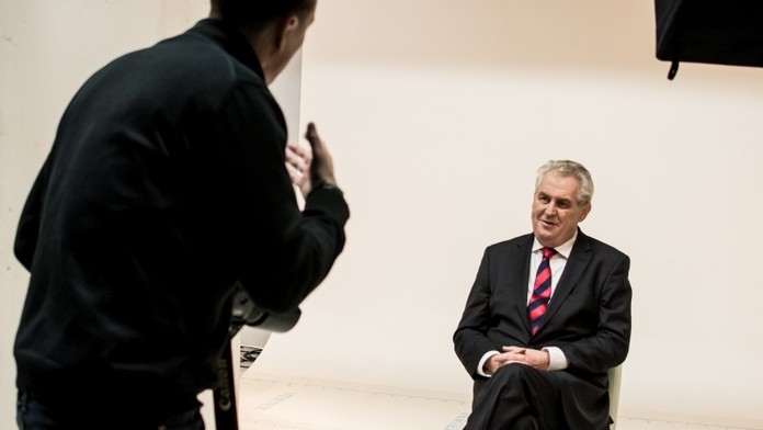 Miloš Zeman: Takhle se fotí nový prezident Česka. FOTOGALERIE