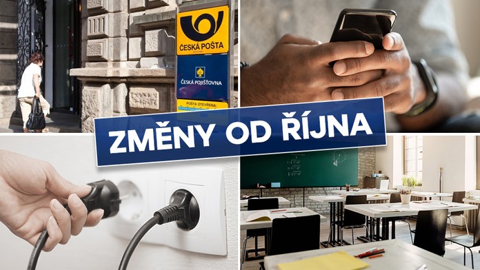 Změna na poště, zákaz mobilů, nová opatření. Tohle je od října jinak!