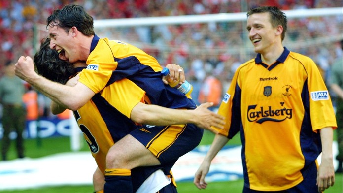 Šmicer Fowler Liverpool fotbal