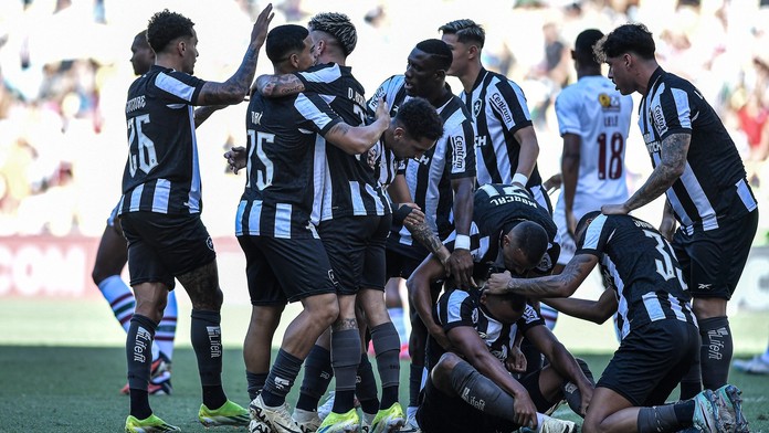 Fotbalisté Botafoga proti Fluminense