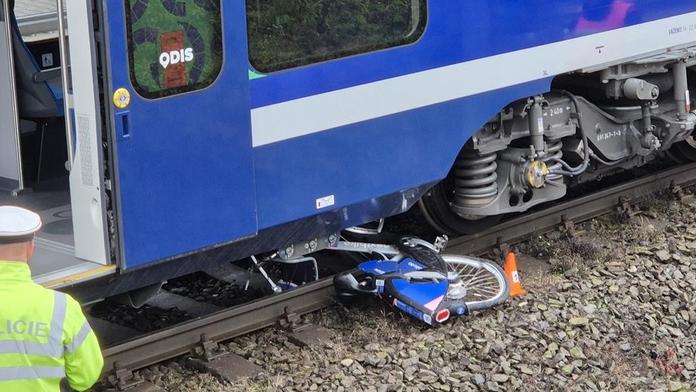 V Kopřivnici se srazil vlak s cyklistou