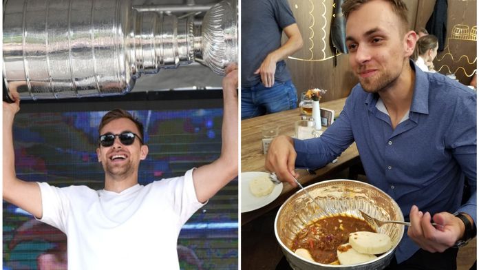 Jan Rutta slavil gulášem ve Stanley Cupu. Zneuctění poháru, píšou fanoušci