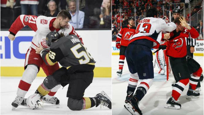 Večerní NHL okořenily tvrdé bitky: Pral se i Slovák Tatar! VIDEO