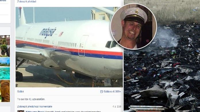 Muž vtipkoval s fotkou boeingu na Facebooku! Pak v něm zemřel