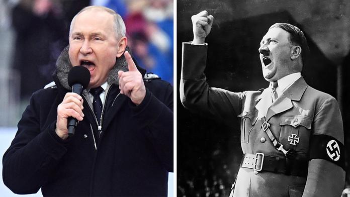 Vladimir Putin a Adolf Hitler