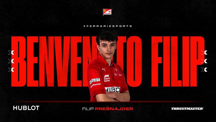 Slovák Filip Prešnajder míří pod křídla Ferrari a zajede si F1 Esports!