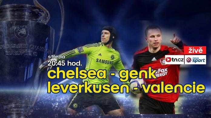 PŘÍMÉ PŘENOSY LIGY MISTRŮ: Chelsea deklasovala Genk, Leverkusen zdolal Valencii