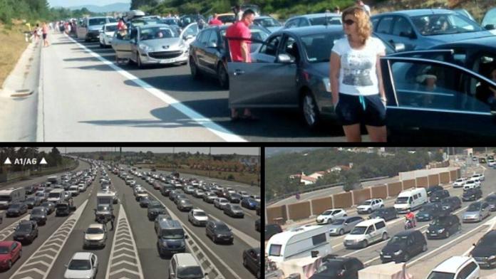 Doprava na jih Evropy kolabovala! Lidé stáli v kolonách celé hodiny
