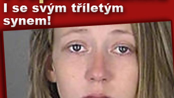 Přepadla banku! I se svým tříletým synem!