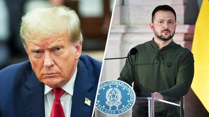 Donald Trump a Volodymyr Zelenskyj
