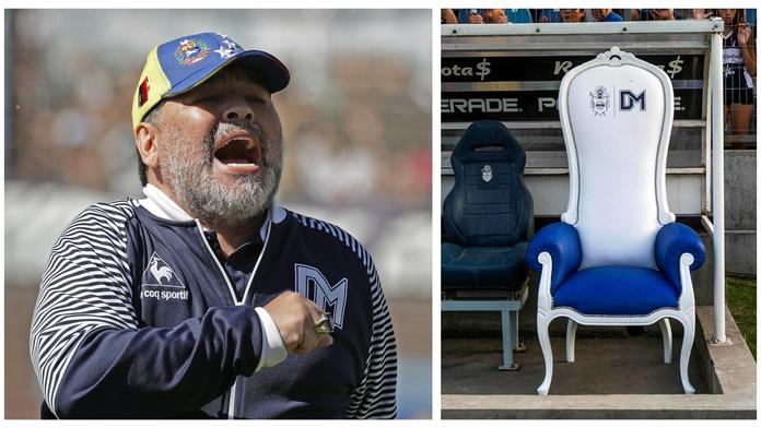 Tohle se Maradonovi ještě nikdy nestalo! A dostal dokonce i své křeslo